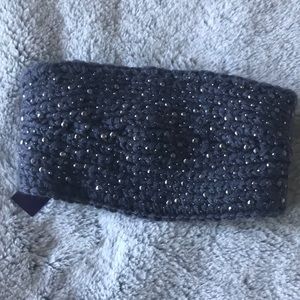 David & Young gray knit head wrap